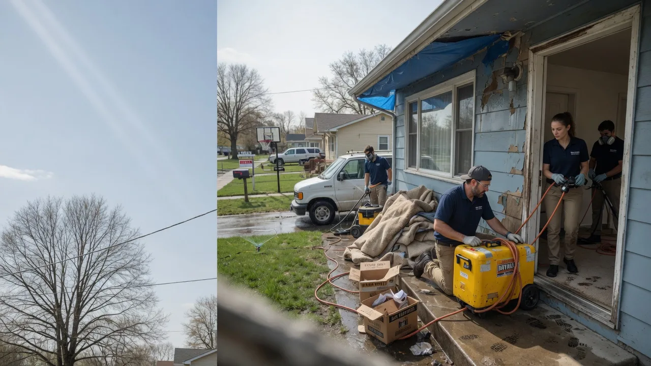 Basement Flood Cleanup in Macksburg, OH near me